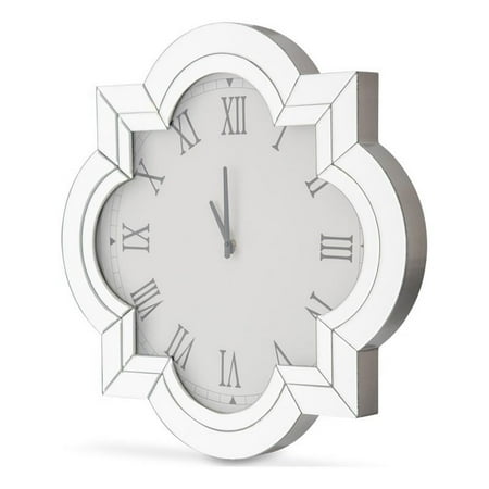 Michael Amini Montreal Mirrored Wall Clock