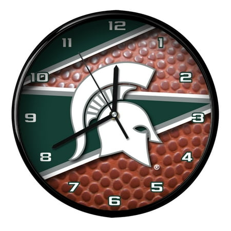 Michigan State Spartans 12'' Football Clock