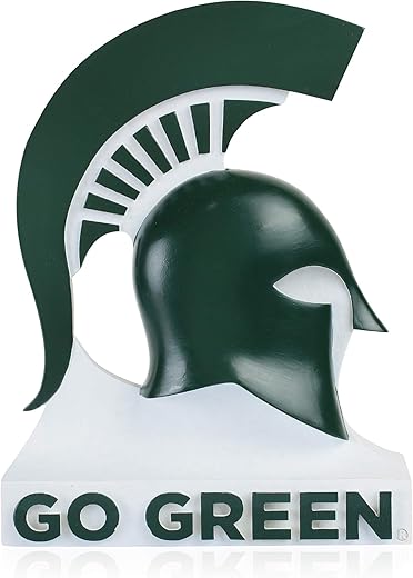 Michigan State Spartans MSU Figurine Decor for Home, Office and Kitchen