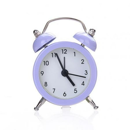 Mini Metal Alarm Clock Portable Home Outdoor Lovely Cartoon Watch Retro Gift For Children Friends Metal Alarm Clock Desktop