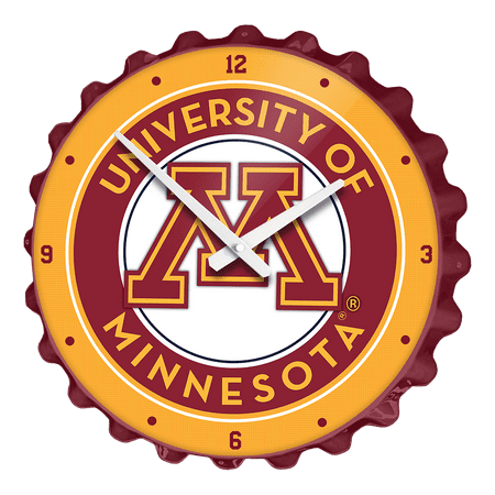 Minnesota Golden Gophers: Bottle Cap Wall Clock