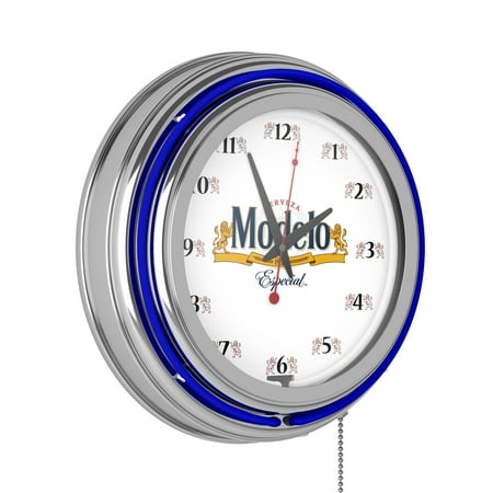 Modelo Double Ring Neon Wall Clock