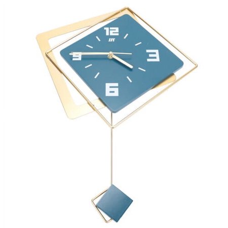 Modern Metal Large Wall Clock Silent Digital Hanging Wall Clock Home Art Decor