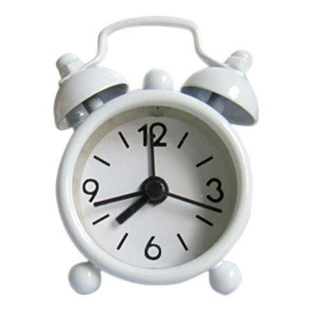 Moocorvic Creative Cute Mini Metal Small Alarm Clock Electronic Small Alarm Clock