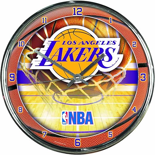 NBA Chrome Clock, 12 x 12