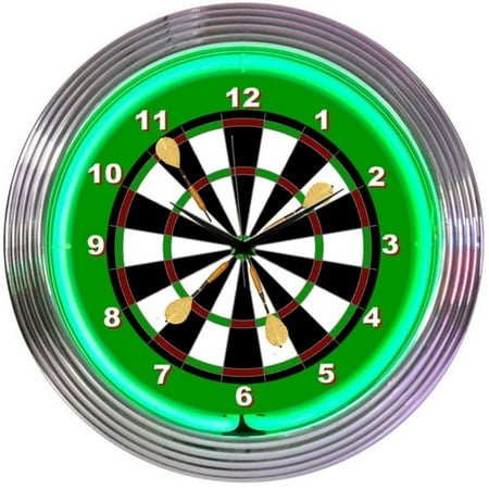 Neonetics 8DARTC Darts Neon Clock