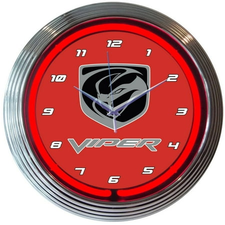 Neonetics 8VIPER Dodge Viper Neon Clock