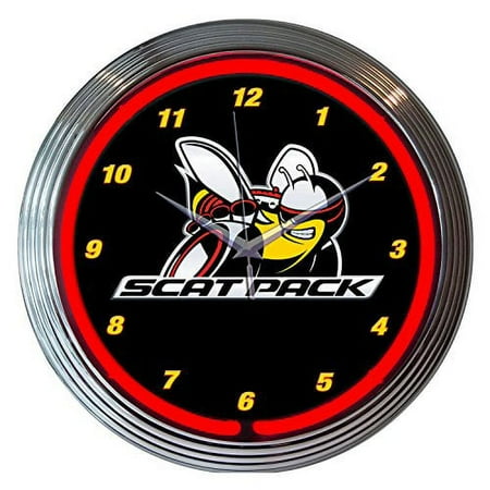 Neonetics Dodge Scat Pack Neon Clock