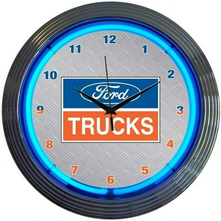 Neonetics Ford Trucks Neon Wall Clock, 15-Inch