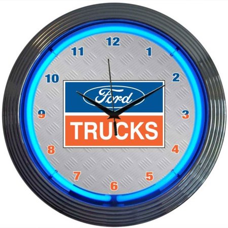 Neonetics Ford Trucks Neon Wall Clock, 15-Inch