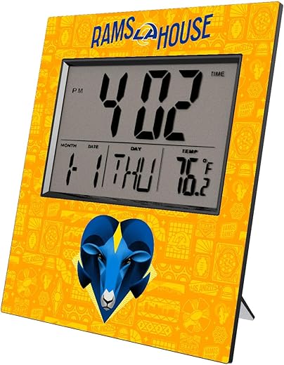 NFL 2024 Illustrated Limited Edition Digital Desk/Wall Clock