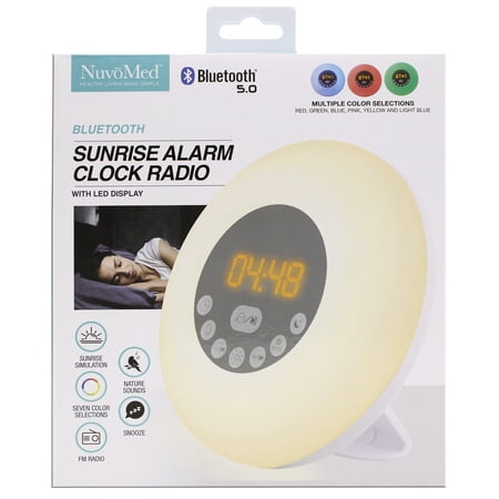 NuvoMed Sunrise Alarm Clock Radio