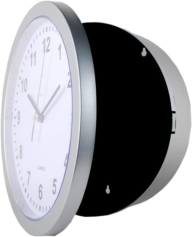 NW Simple and Generous Design Wall Clock Hidden Safe Clock Safe Secret Safes Hidden Safe Wall Clock for Decoration