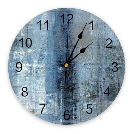 Oil Painting Abstract Art Bedroom Wall Clock Large Modern Kitchen Dinning Round Wall Clocks Watches Living Room Watch Home r