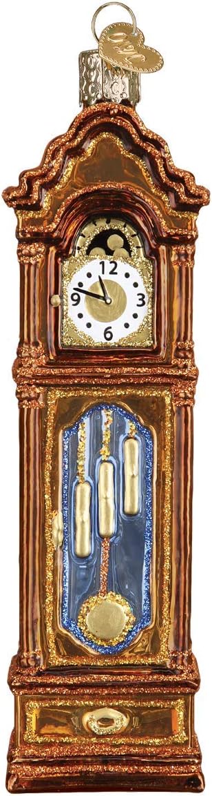 Old World Christmas Grandfather Clock Ornament, Multi