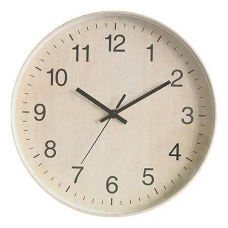 Paraugas 12-inch wood-like wall clock brushed creative watch modern simplicity