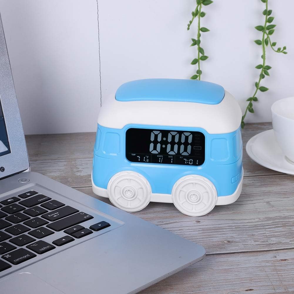 Pilipane OK to Wake Alarm Clock for Kids , Kids Alarm Clock , Digital Alarm Clock for Kids Bedroom , Cute Sleep Training Clock for Toddlers Girls Boys kids Bedrooms