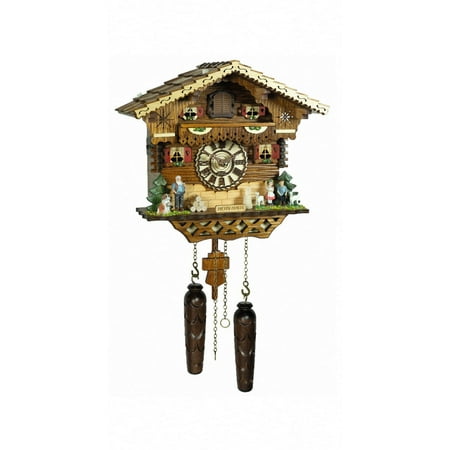 Quartz Cuckoo Clock Heidi house, handpainted