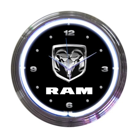 Ram neon clock