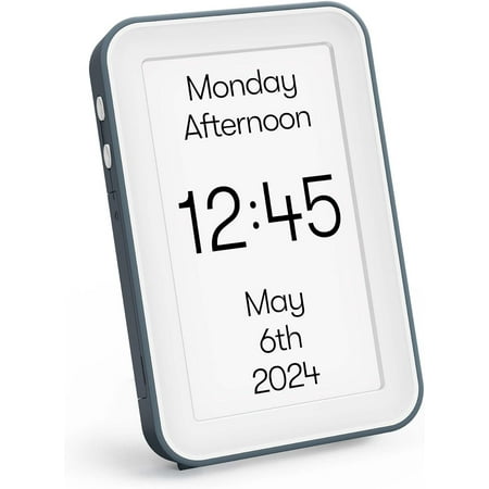 Relish Day Connect – Dementia Clock, HD Large Screen Digital Calendar Clock for Seniors and People with Memory Loss with Large Number, Day, Date and Time