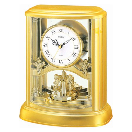 Rhythm Angel Clock - Gold