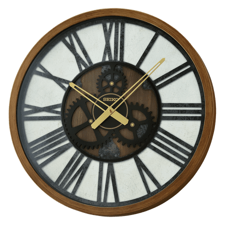 Seiko 20 Jessie Wall Clock, Brown QXA826BLH