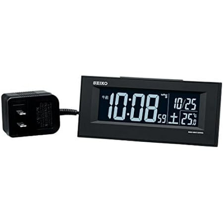 Seiko Clock Alarm Clock Radio AC Digital Black DL209K SEIKO