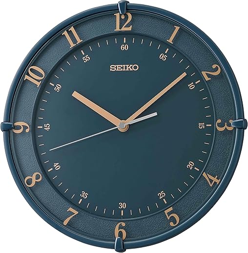 Seiko Dakusa Wall Clock, Blue