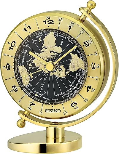 Seiko Desk and Table World Timer Clock