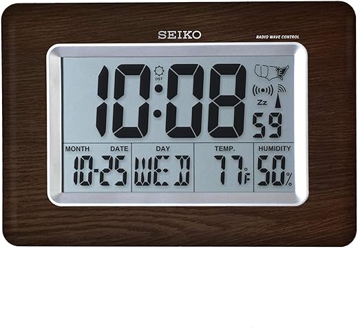 SEIKO Everything Digital R Wave Wall or Table Clock