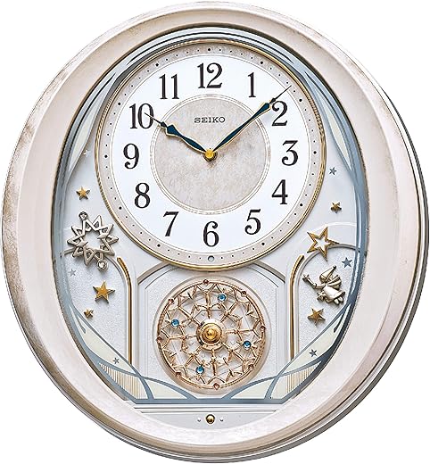 Seiko Melodies in Motion Wall Clock, Twinkle & Magic Bright Star