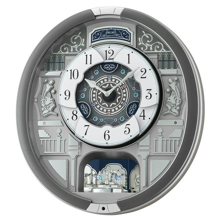 Seiko Musical Motifs Melodies In Motion Traditional Musical Wall Clock Analog Quartz QXM366SRH