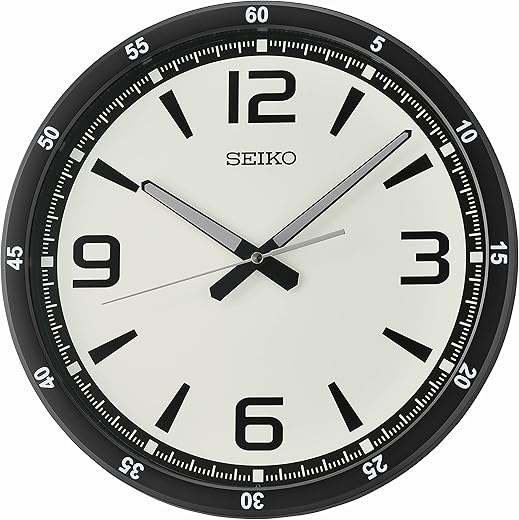 Seiko Shi Dial Wall Clock, White