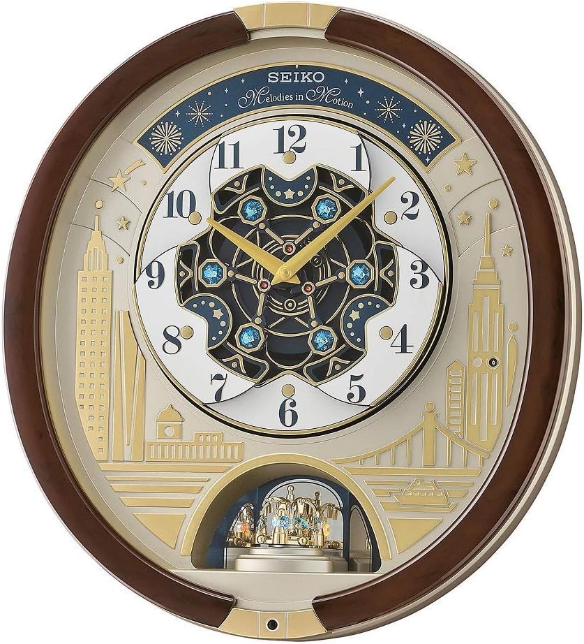 SEIKO Swarovski Melody in Motion Wall clock-2019 edition-QXM382BRH