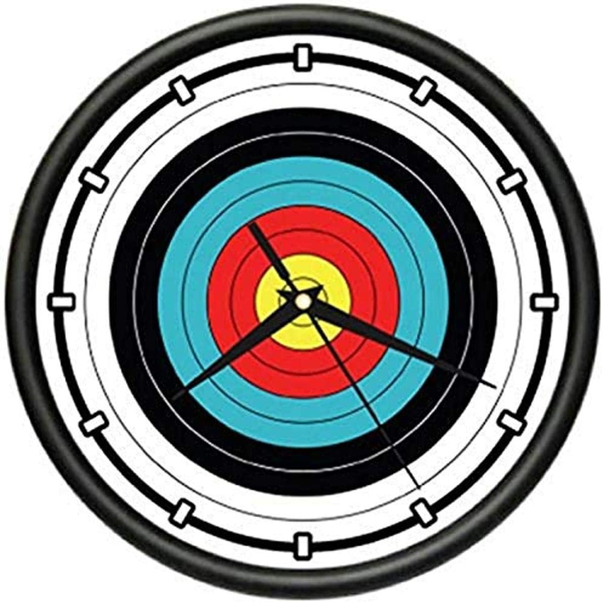 SignMission Archery Clock Wall Target Bow Arrows Bowhunting Gift