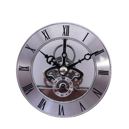 Silver Gear Wall Clock - Decorative Metal Gift