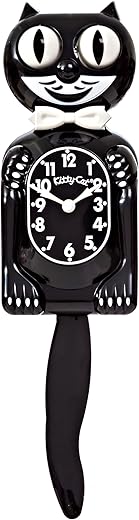 Small Kit-Cat Clock in Black