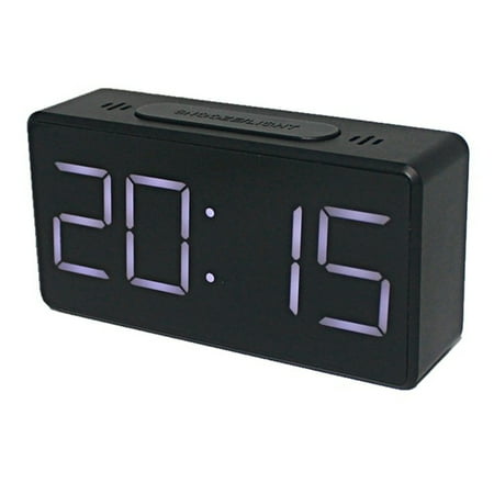 Small Mini Digital Alarm Clock for Travel Adjustable Brightness Simple Operation