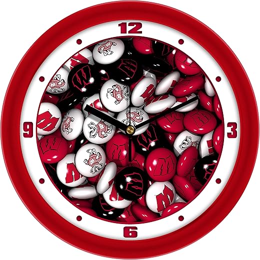 SunTime Wisconsin Badgers - Candy Wall Clock