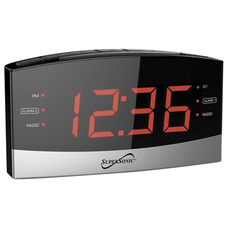 Supersonic LED Alarm Clocks, SC-381BT