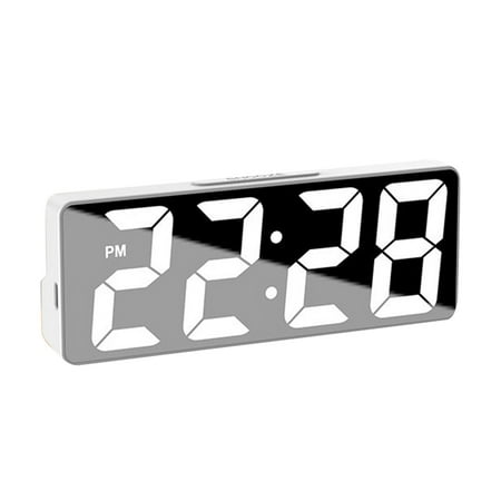 Telling Time Clocks for Kids Rubs Device Exercise Timer Watch Mark My Timer Wall Workout Timer Simple LED Electronic Alarm Clock USB Battery Use Voice Control Alarm Clock