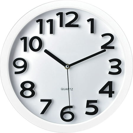 TEMPUS Wall Clock with Raised Numerals and TC62127W