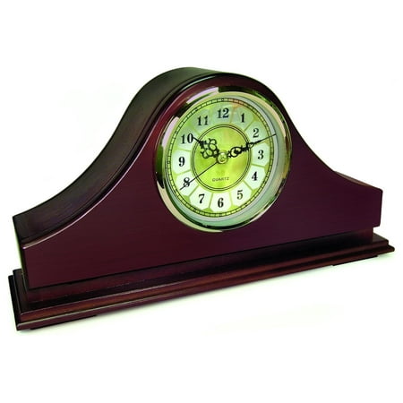 TiaGOC Mantel Concealment Gun Clock, Mahogany, One Size