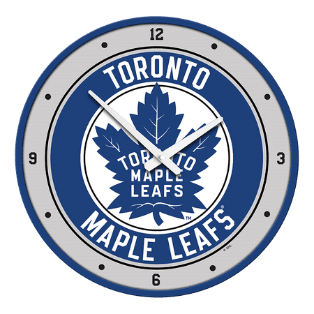 Toronto Maple Leaf: Modern Disc Wall Clock