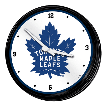 Toronto Maple Leaf: Retro Lighted Wall Clock