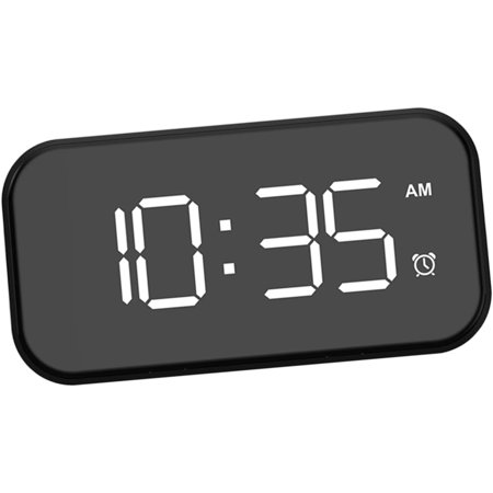 Touch Snooze Alarm Clock Alarm Clock For Office Usb Charger Clock Touch Screen Clock Led Alarm Clock Table Alarm Clock Bedside Clock Night Light White Student Battery Plastic