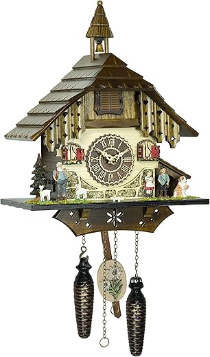 Trenkle Quartz Cuckoo Clock Heidi with Music TU 4248 QM