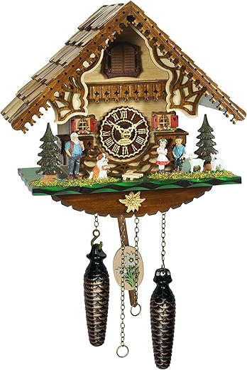 Trenkle Quartz Cuckoo Clock Heidi with Music TU 4282 QM