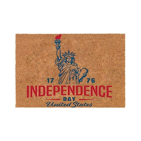 TWCTUWEN 40x60cm Independence Day Pattern Floor Mats Independence Day Velvet Floor Mats Bedroom Decorations Bathroom Decorations Festive Atmosphere Decoration Woven Throws Woven Throw