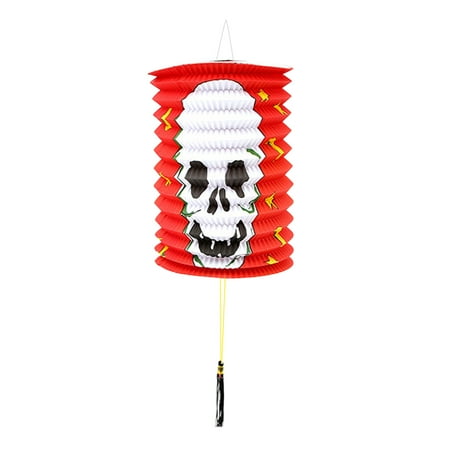 TWCTUWEN KTV Bar Window LED Lampshade Decoration Decorations Paper Hanging Skeleton Pumpkin Bat Pattern For Holiday Parties Holiday Indoor And Outdoor Decoration 6.30×7.87 Inch Yule Lads Decorations